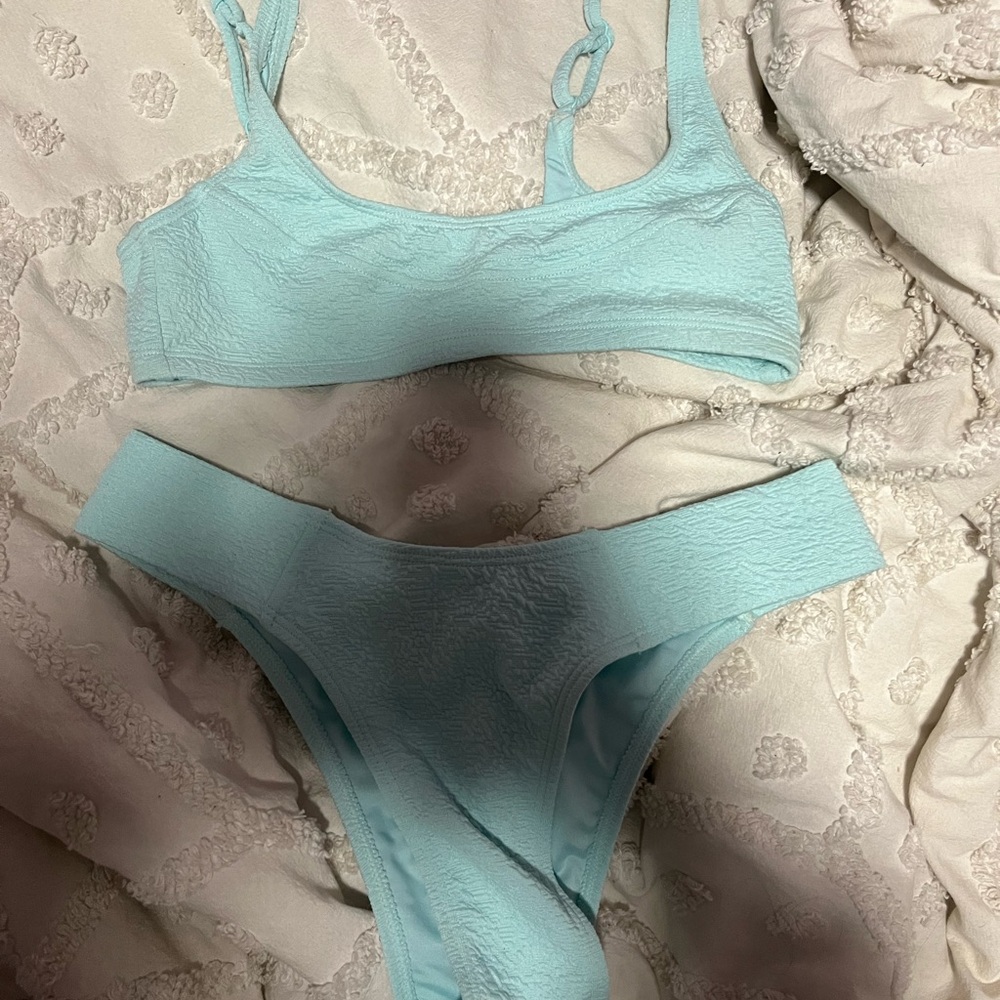 Ardene Light Blue Textured Panty Set